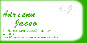 adrienn jacso business card